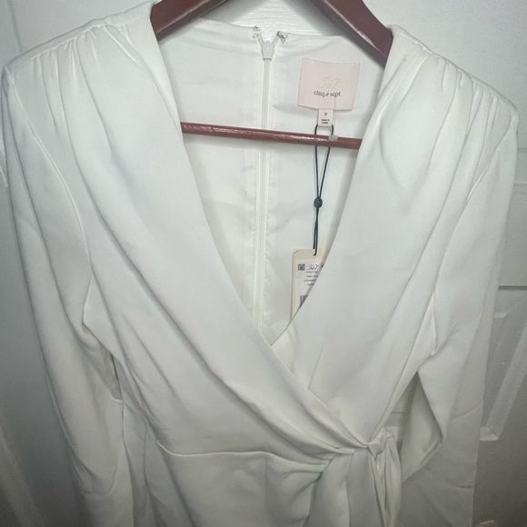 NWTs Cinq a Sept Sierra Wrap Minidress Size 8 - Picture 9 of 13